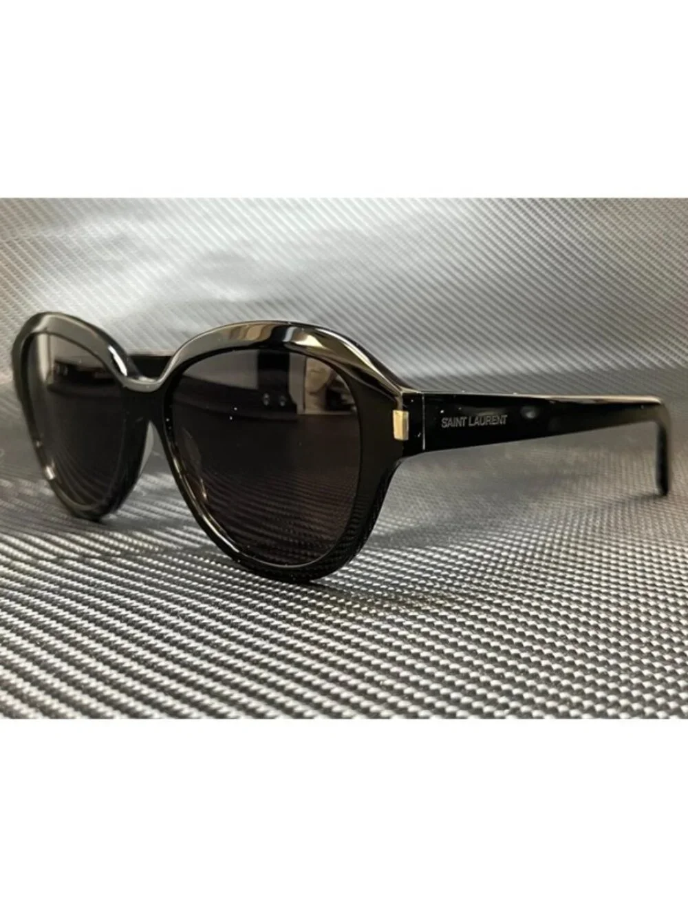 New Yves Saint Laurent Women  Black Sunglasses  58- 15-